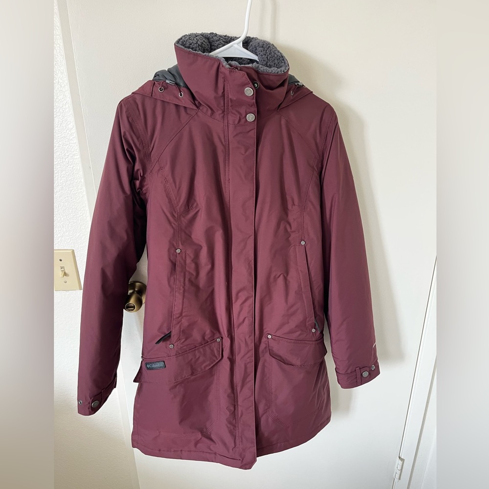 Women’s Winter Coat- Columbia, Deep Red